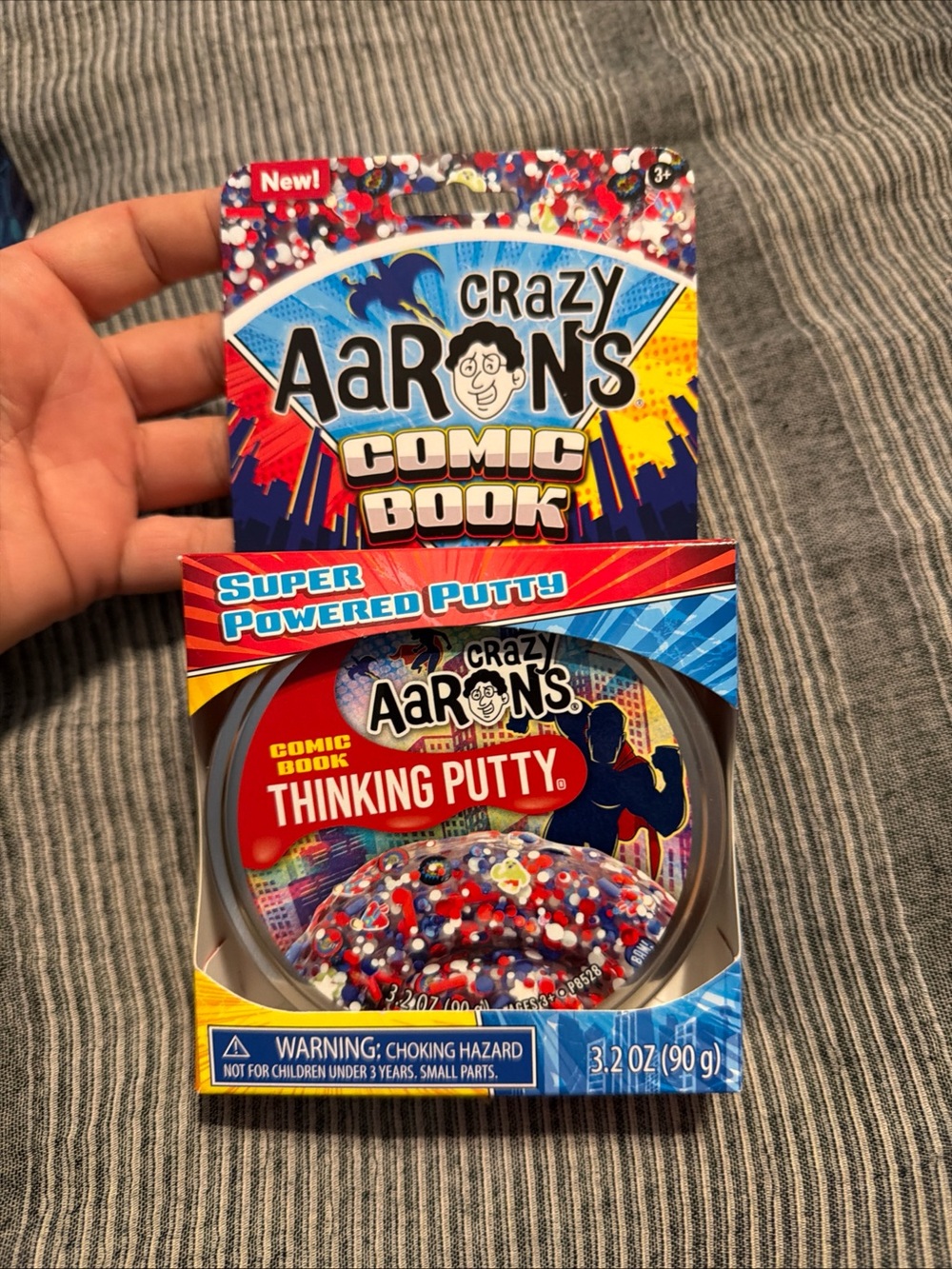 Crazy Aarons putty comic book